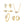 VFE0567 & VFJ0566 & VFE0568 & VFE0569 & VFX0570 Shell Pearl and Labradorite Jewelry Set