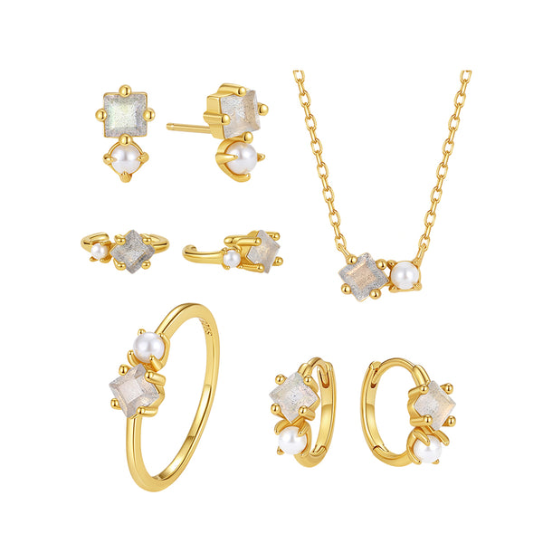 VFE0568 Labradorite Stone Jewelry Set