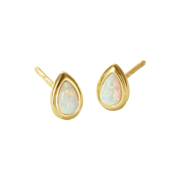 VFE0356 Waterdrop Opal Studs Earrings