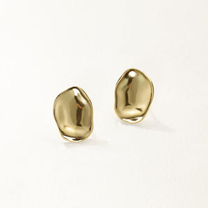 FE2723 925 Sterling Silver Irregular Geometric Stud Earrings
