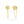 FE2949 925 Sterling Silver CZ Daisy Chain Stud Earring