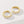 FE2063 925 Sterling Silver Claw Set Shell Pearl Hoop Earrings
