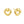 BVFE0717 Brass Plump heart stud Earrings