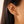 FE2096 925 Sterling Silver Eye Cubic Zirconia Hoop Earrings