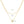 VFX0310 Bezel Set Opal Double Layered Chain Necklace