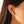 FE3177 Zirconia Circle Dangle Stud Earring