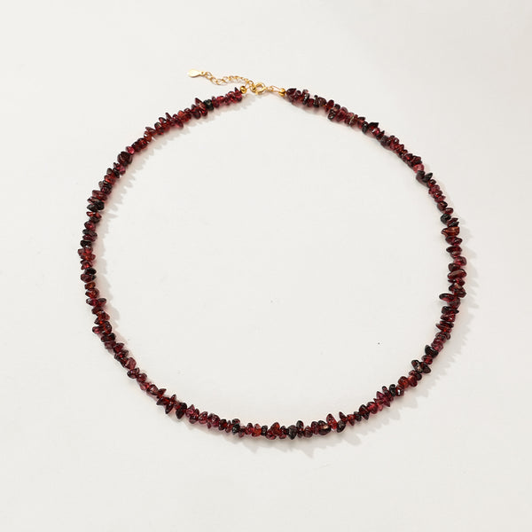 PN0162 925 Sterling Silver Irregular Beaded Necklace