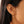 FE2088 925 Sterling Silver Square Princess Zirconia Dangle Hoop Earrings