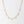 PN0242 925 sterling silver Paperclip Chain Freshwater Pearl Necklaces