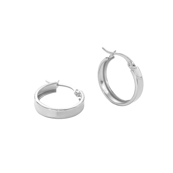 FE2739 FE2740 FE2741 925 Sterling Silver Wide Earrings
