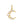 VFD0735 White Bread Pearl Moon Charm