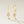FE2189 925 Sterling Silver CZ Key Dangle Earrings