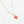 VFX0080 Colorful CZ Emanel Heart Necklace