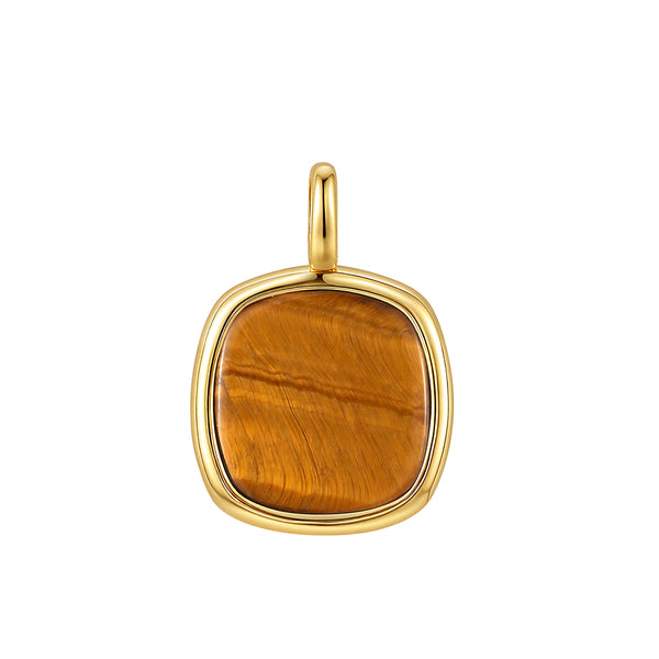 VFD0659 Black Onyx Tiger's Eye Charm