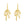 VFE0698 Bow Hook Earrings