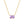 VFX0486 Plump Double Oval Crystal Necklace