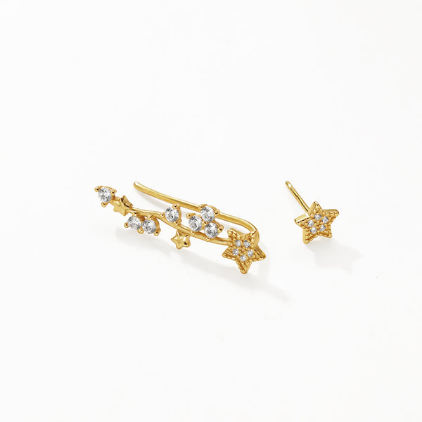 FE3210 Star CZ Ear Climber