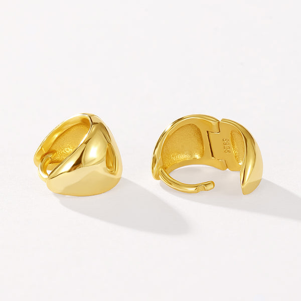 VFE0646 Polish Triangle Chunky Hoop