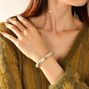 PB0149 925 Sterling Silver Charm Beads Women Bracelet