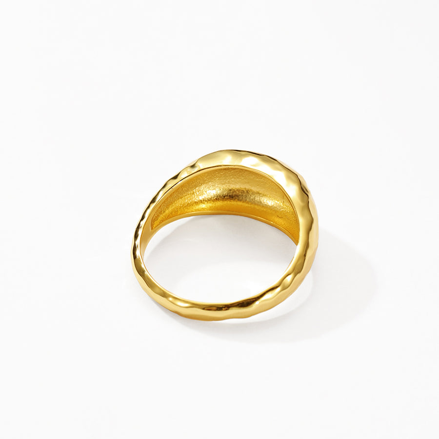 VFJ0040 Hammered Dome Women Ring