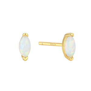 VFE0354 Marquise Opal Stud Earrings