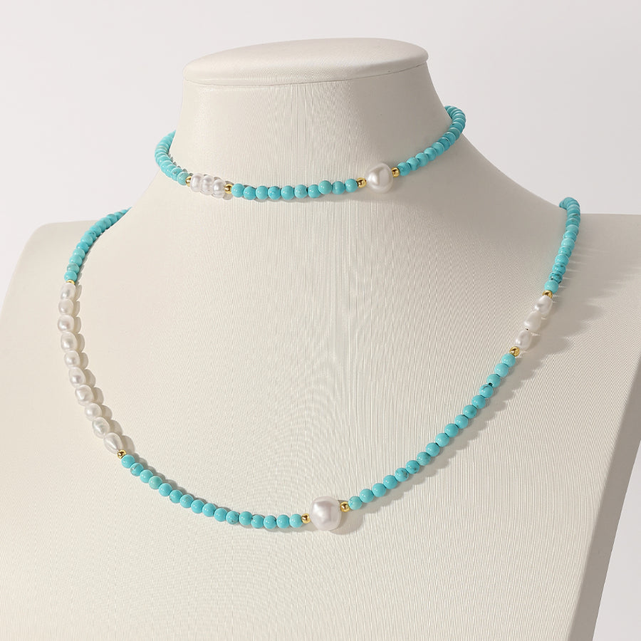 December Birthstone Turquoise Necklace Bracelet