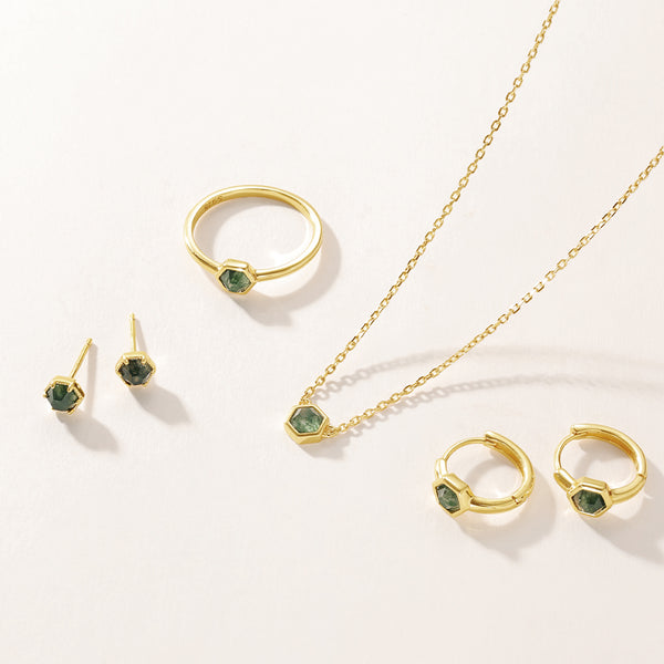 VFE0238 & VFE0240 & VFE0241 & VFJ0242 & VFX0245 Natural Stone Jewelry Set