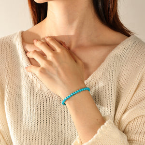 PB0118 Turquoise Women Beaded Bracelets