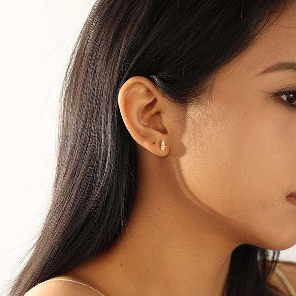 VFE0395 Opal Stud Earrings