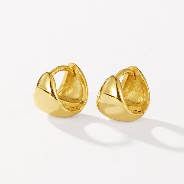 VFE0646 Polish Triangle Chunky Hoop