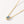 VFX0554 Square Blue Cubic Zirconia Necklace