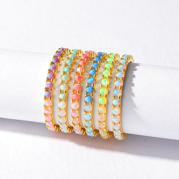 VFJ0234 Purple Gradient Opal Ring