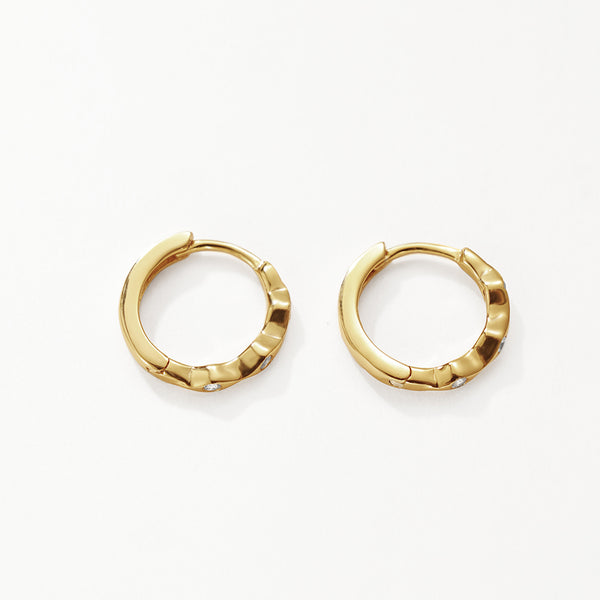 FE3118 CZ Hoop Earring For Women