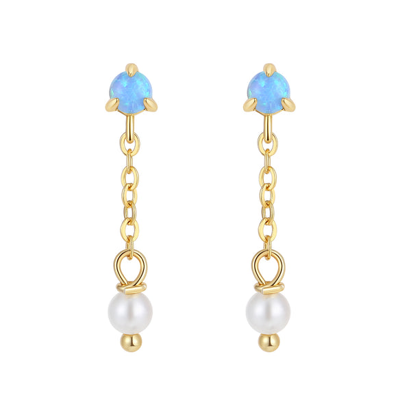 VFE0387 Opal Stud Earrings