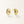 FE2899 925 Sterling Silver Commna Gold Stud Earring