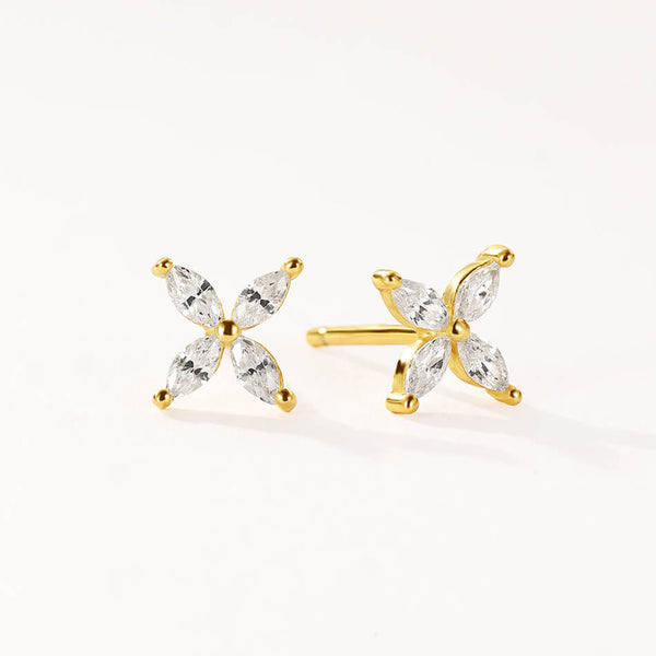 FE3482 Colorful Cubic Zirconia Mini Stud Earrings