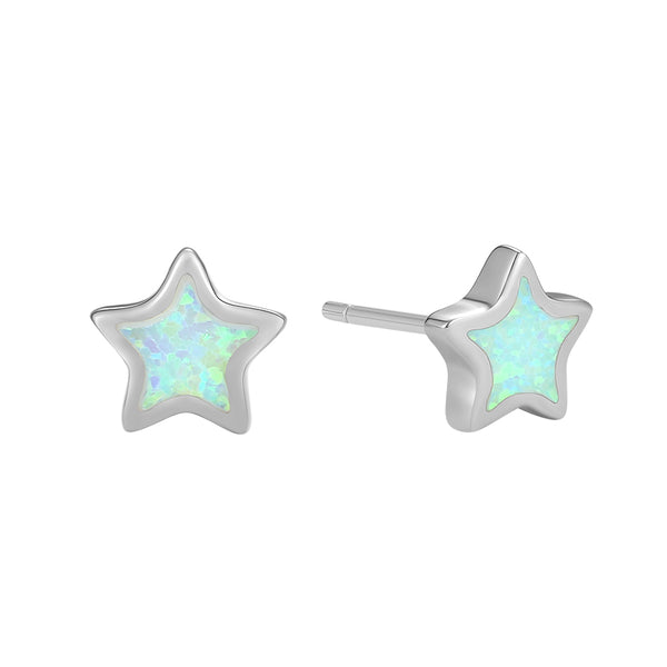 VFE0265 Star Opal Stud Earrings