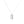 FX1182 925 Sterling Silver Rectangular Moon Star Pendant Necklace