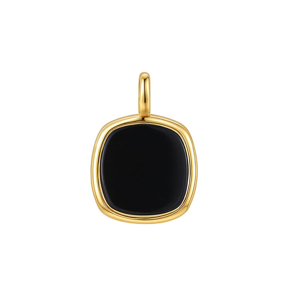 VFD0659 Black Onyx Tiger's Eye Charm