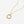 VFX0037 Pave Zirconia Big Circle Pendant Necklace
