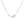 FX1184 925 Sterling Silver Double Buckle Necklace
