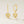 FE2126 925 Sterling Silver Cubic Zirconia Heart Dangle Earrings