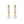 FE1233 Baguette Shell Pearl Dangle Earrings
