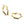 FE2233 925 Sterling Silver Sparkle Zirconia Bamboo Hoop Earrings