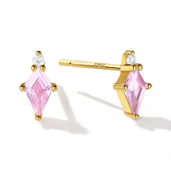 VFE0043 Minimalist Geometry CZ Stud Earrings