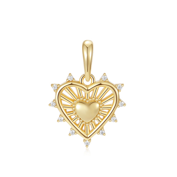 VFDO813 Heart Necklace Charm