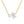 VFX0449 Shell Pearl & Cubic Zirconia Toi Et Roi Necklace