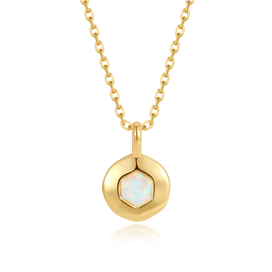 VFX0480 Hexagon Pendant Women Necklace