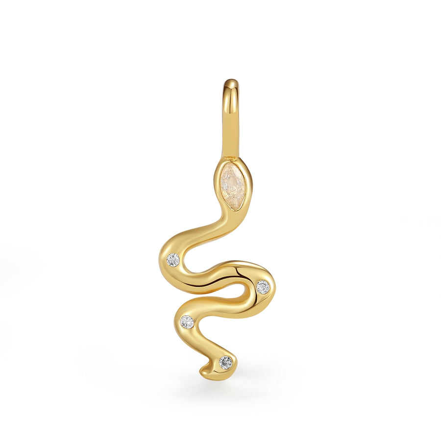 VFD0501 Slither Snake Charm For Necklace