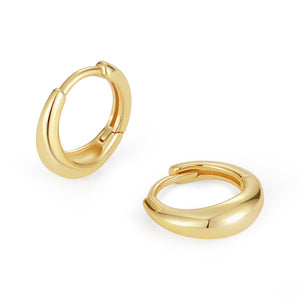 VFE0432 Chunky Bold Huggie Hoop Earrings